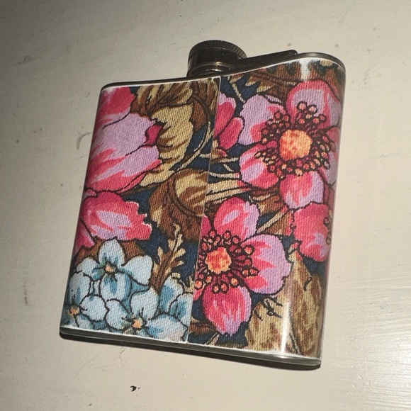 Stainless steel floral flask - Picture 3 of 9